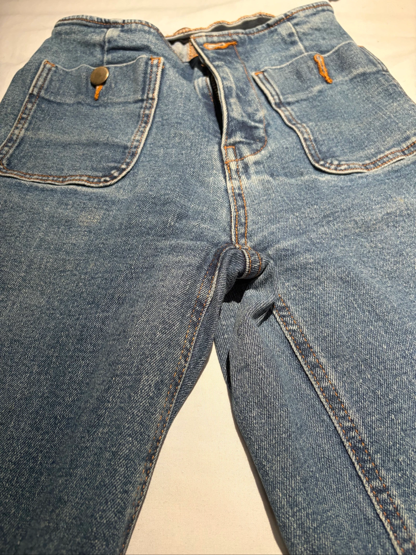 Calça jeans larga azul – photo 2
